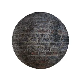 Damaged brick wall  6